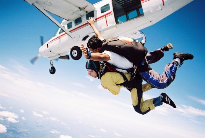 A picture of Skydiving
