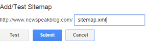 Adding Sitemap