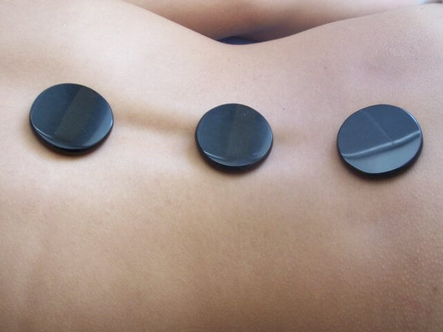 Massaging back pain