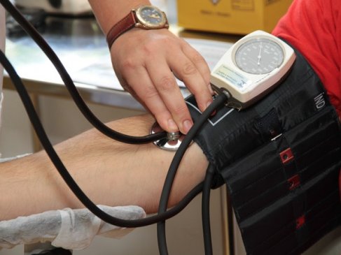 black and white blood pressure kit