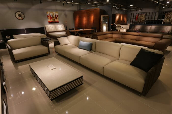 Sofa and chairs in home