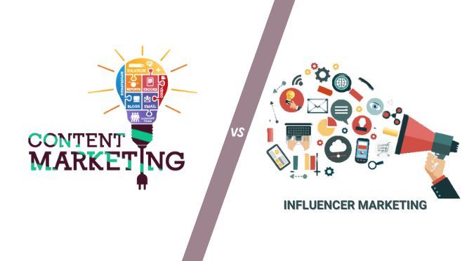 content vs influencer marketing