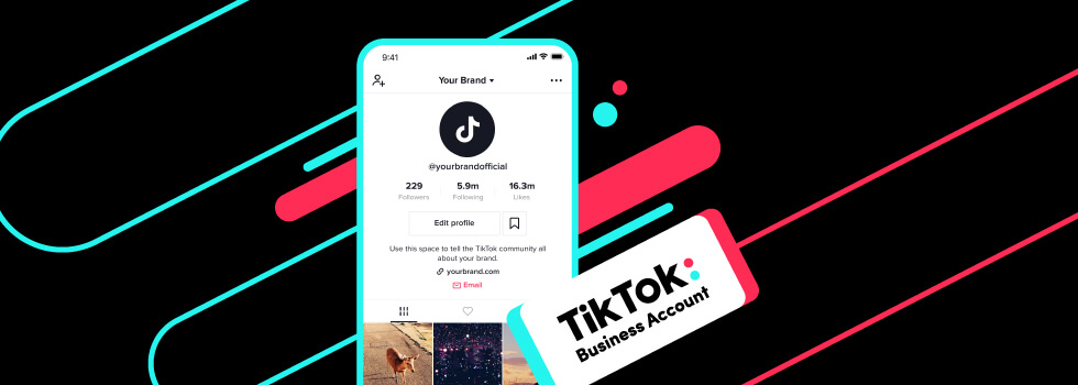 Business account on Tiktok
