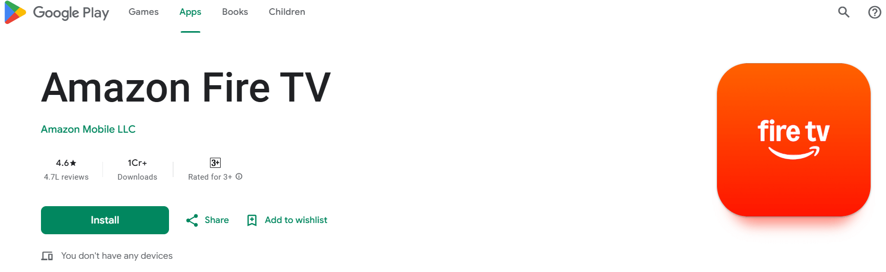 Firetv mobile app